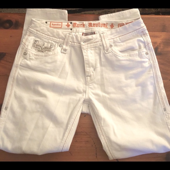Rock Revival Denim - Rock Revival white jeans, size 30